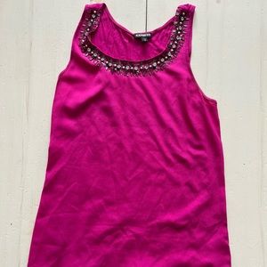 Express pink tank top size S